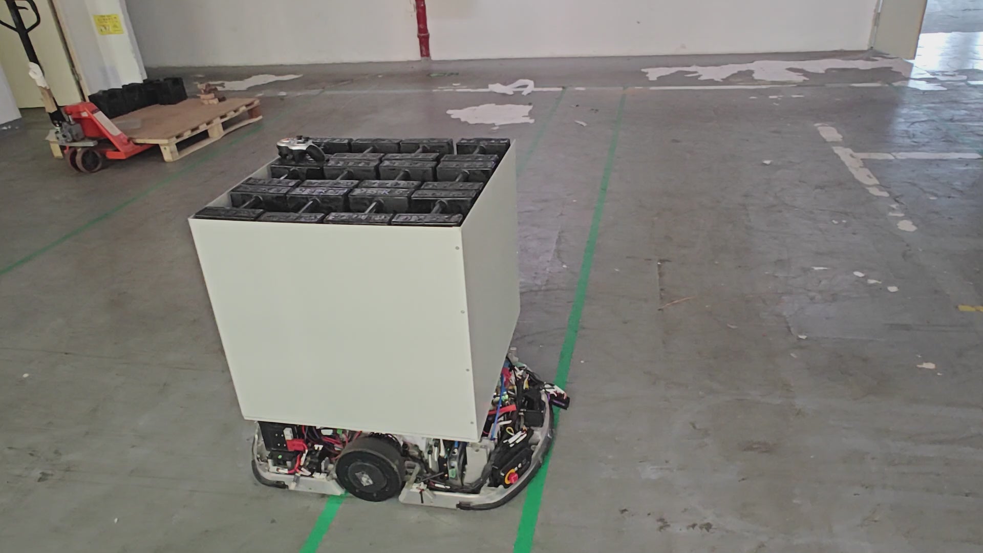 load video: amr robot over 1.5 times payload test from agv motor